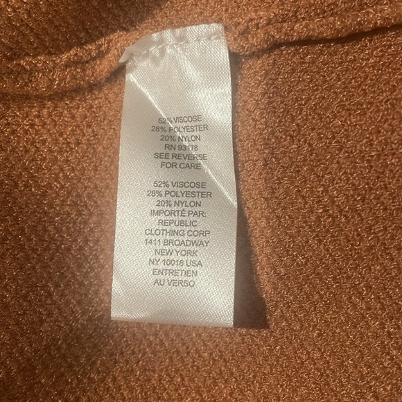 New TRUTH BY REPUBLIC Shawl Neck Cardigan Duster Heavy Sweater - Picture 4 of 4